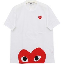 꼼데가르송 국내배송 22FW P1T034 WHITE 반팔 티셔츠