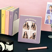 (휴리상점)아이코닉 아카이브 셀프사진 앨범 4x6 네컷 사진첩 iconic 인생네컷 사진앨범 포토앨범 보관함 보관 포토북, 03 라벤더