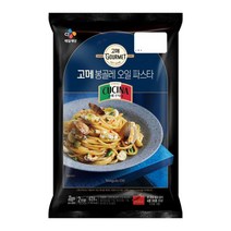 CJ 고메 봉골레 오일 파스타 626g (2인분) 여름음식 냉면 우동 스파게티 밀키트 브런치 밀면 어묵우동 텐동 야끼소바 메밀소바, 6개