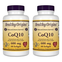 헬시오리진스 CoQ10 600mg 소프트젤, 60개입, 2개