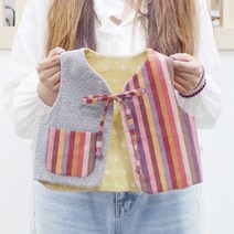 바이핸즈 diy키트 퀼트패키지 소품만들기 - 아기 깨비 양면조끼