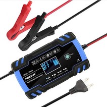 12v 8a24v 4a 자동차 배터리 충전기 자동 시작 빠른 충전기 자동차 오토바이 트럭 agm deepcycle 젤 납산 배터리 사용, 12v 8a EU 플러그