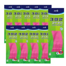 크린랲 크린랩 정품 증정 주방용 고무장갑 중 (핑크) 1켤레, 분홍, 10개