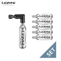 리자인 펌프 트리거드라이브CO2 16g CO2 카트리지 5개, 블랙