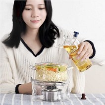 힙스터샵 신기한물병 유리병 투명 새소리 먹방 디자인 특이한, G