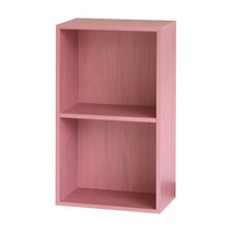 양지가구 공간박스2단 책장, 공간2단 진달래