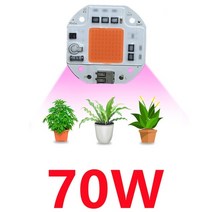식물등 식물 조명 led led 성장 cob 빛 칩 전체 스펙트럼 ac 220v 10w, 패키지 3 70w
