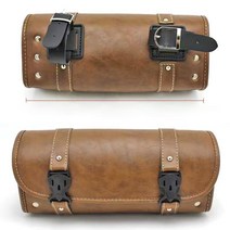 오토바이 사이드백 리어백 레트로 스쿠터 방수 라이딩 케이스 보관함, 04 1호빈티지다크브라운(고품질)