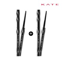 [1 +1][케이트] 슈퍼 샤프 라이너 펜슬(워터프루프 아이라이너), 단품, 색상:BK-1 딥 블랙