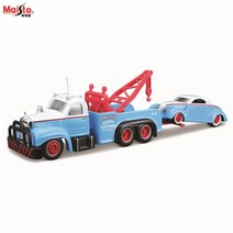 Maisto 1:64 1953 맥 B-61 견인 트럭 1971 시보레 베가 디자인 엘리트 수송 다이 캐스팅 자동차 모델 컬렉션 선물 장난감, 1937 ford
