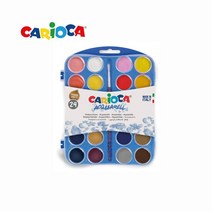 [바보사랑] CARIOCA 까리오까 고체 수채화 물감 24색 -에이치문, 색상:공통|사이즈:공통|스타일:공통|사은품:공통