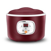 220V 미니 전기 요구르트 메이커 자동 Leben 효소 발효기 세라믹 용기 컵 낫토 쌀 와인 기계, [03] Red, [03] AU