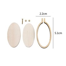 DIY 크로스 스티치 바느질 후프 수제 공예 도구 미니 나무 링 고정 프레임, 06 F