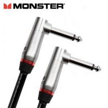 Monster Performer 600 Instrument Cable 3ft angled (0.9m) / 몬스터케이블 퍼포머 600 ㄱ자-ㄱ자 / P600-I-3DAWW