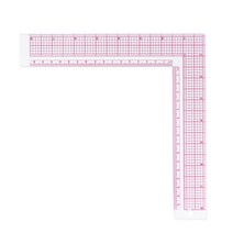 JSTrading 투명 미니 그레이딩 직각자 (8inch 16cm)