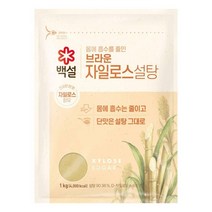 CJ 과일청 감미료 백설 브라운 자일로스설탕 1kg, 1개
