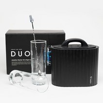 쥬얼아이스 듀오메이커 스타터킷 홈바 홈텐딩 키트 (메이커+글라스2개+바스푼), 하이볼(스틱), 화이트