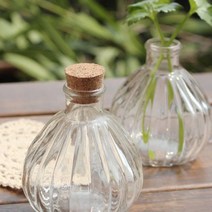 코르크마캐 콜크 디퓨저 병뚜껑 유리병 3개입