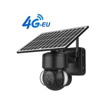 U박스-5x 광학 줌 7x 전자 태양 PTZ 카메라 와이파이이 야외 4G Sim 카드 양방향 오디오 플러드 야간, 02 블랙 4G-EU_02  32G Card