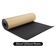 고무발포보온재 단열 시트 가교 200 x 50cm 자동차 방음 매트 5 6 10 mm 사운드 폼, 금