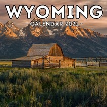 (영문도서) Wyoming Calendar 2021: 16-Month Calendar Cute Gift Idea For Wyoming State Lovers Women & Men Paperback, Independently Published