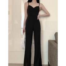점프 슈트 여성 솔리드 패션 데일리 미니멀리스트 민소매 엠파이어 레저 올 매치 한국 스타일 숙녀 여름 레트로 우아한 신제품