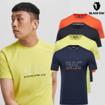 블랙야크 남성 BAC 그래픽 포인트 반팔 라운드 BAC명지티셔츠S 1BYTSM1027