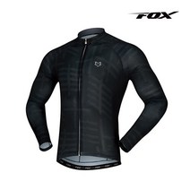 폭스라이더스 2102 블랙 긴팔 자전거 자켓