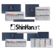 신한 전문가 수채화물감 워터칼라 12색 18색 20색 24색 30색 세트, 샤미 10mlx24색