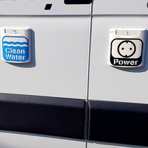 [바보사랑] 캠핑카 카라반 포트 커버 스티커, 디자인선택:청수커버 / 사이즈선택:8센치