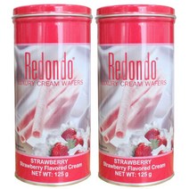 레돈도 럭셔리 크림 웨이퍼, 125g, 2개, 2개, 딸기