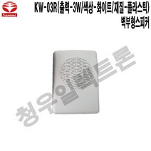 KW-03R-W-삼미 군부대 빌라 아파트 벽부형스피커