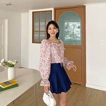 빈스홀릭 아일렛 플라워 블라우스