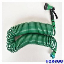 ForU303 코일호스 20m 베란다호스 샤워기 호스 판촉물 물호스 세차호스 베란다