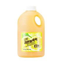 흥국에프앤비 레몬 농축액 플러스 1.5L, 흥국 농축액 전용펌프, 아이스박스포장