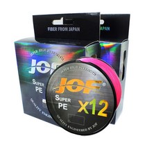 히트존 JOF 12합사 라인 300m 낚시줄 0.6호 0.8호 1호 2호 3호 4호 5호 6호 8호, 조프_12합사_0.6호_300m_멀티칼라