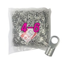 o형 압착터미널 4-6 링단자 압착단자, 1000개