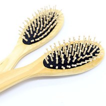 타원 머리빗 22cm 원목반제품