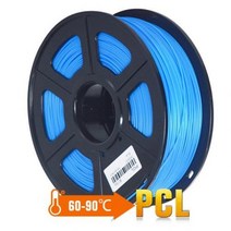 [해외] SUNLU 필라멘트 FDM 프린터 용 3d PCL 1.75mm 1kg 저온 플라스틱 PCL 3D 인쇄 재료, blue PCL