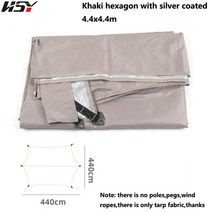 UPF50 + 방수 PU5000MM 를 가진 옥외 야영 천막, 12 4.4x4.4m F