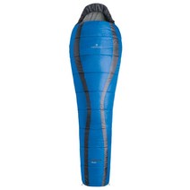 페리노 침낭 Yukon Plus 경량 백패킹 캠핑용침낭 슬리핑백, 오른쪽 Zipper Blue Ferrino