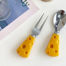 치즈모양 포크 나이프 디저트포크 커트러리