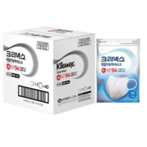 크리넥스 데일리 방역 마스크 KF94 대형 1입, 150개