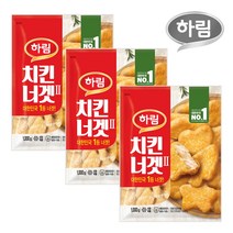 (펀앤팜2.0)하림 치킨너겟 1kg 3봉, 치킨너겟(2) 1kg 3봉