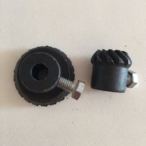 헬리컬 톱니 강철 양봉 꿀 추출 나사 기어 및 수리용 2 개 세트 OD: 50/30mm, 한개옵션0