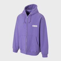 2차 재입고 챈스챈스 CEC ZIP-UP HOODIE(PURPLE/기모)