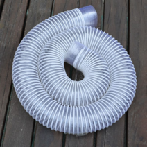 투명 배관 PVC 자바라 호스 연장 내경 50mm 1M, 내경 32mm 미터