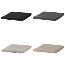 이케아 POÄNG/포엥 POANG 포엥 풋스툴쿠션 크니사 블랙 55x59 cm