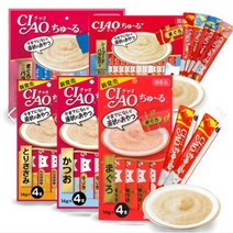 고양이 츄르 아기고양이간식 스프 챠오츄르 이나바, 20p, 참치&가리비
