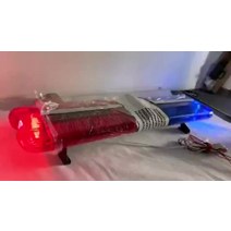 경주 경찰 차량 자동차 스트로브 Led 비상 조명 구급차 바 블루 레드 그린 사이렌 스피커 포함, 한개옵션0